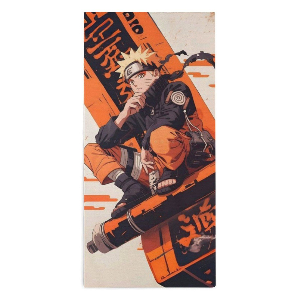 Naruto Полотенце для лица, рук, Микроволокно, 30x70 см, разноцветный, 1 шт.  #1