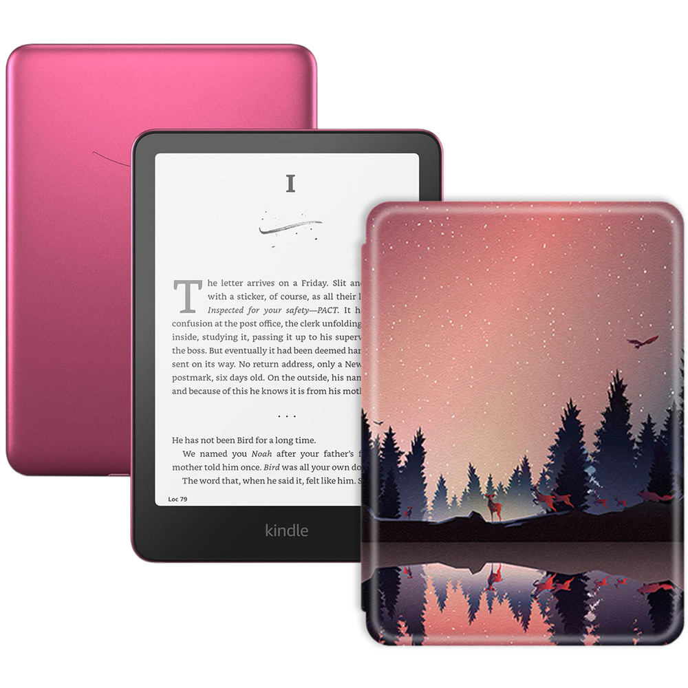 Электронная книга Amazon Kindle PW 12 2024 32Gb SE Pink + чехол E
