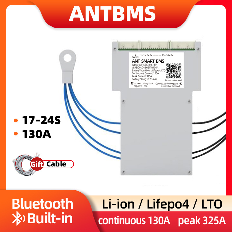 ANT BMS 13s 14s 16s 18s 20s 24s smart balance BMS 130A непрерывный пик 325A для li-ion lifepo4 lto 48V #1