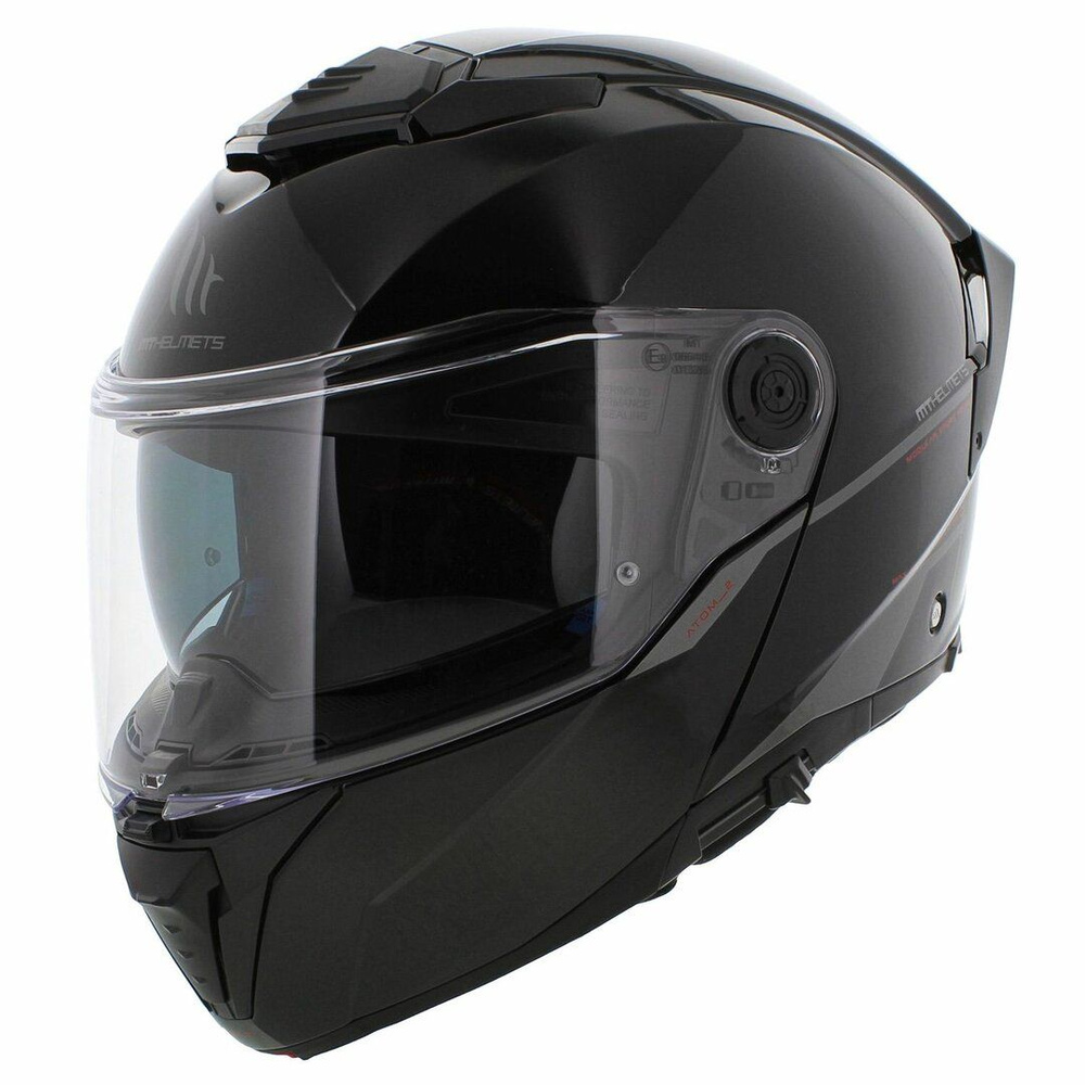 Шлем MT ATOM 2 SV SOLID (M, Gloss Black) #1