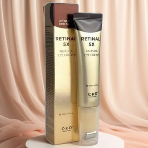 Set Crème Contour Des Yeux CKD Retinal 4X Avec Gua Sha - 2 X 30 Ml - Anti-rides Et Fermeté