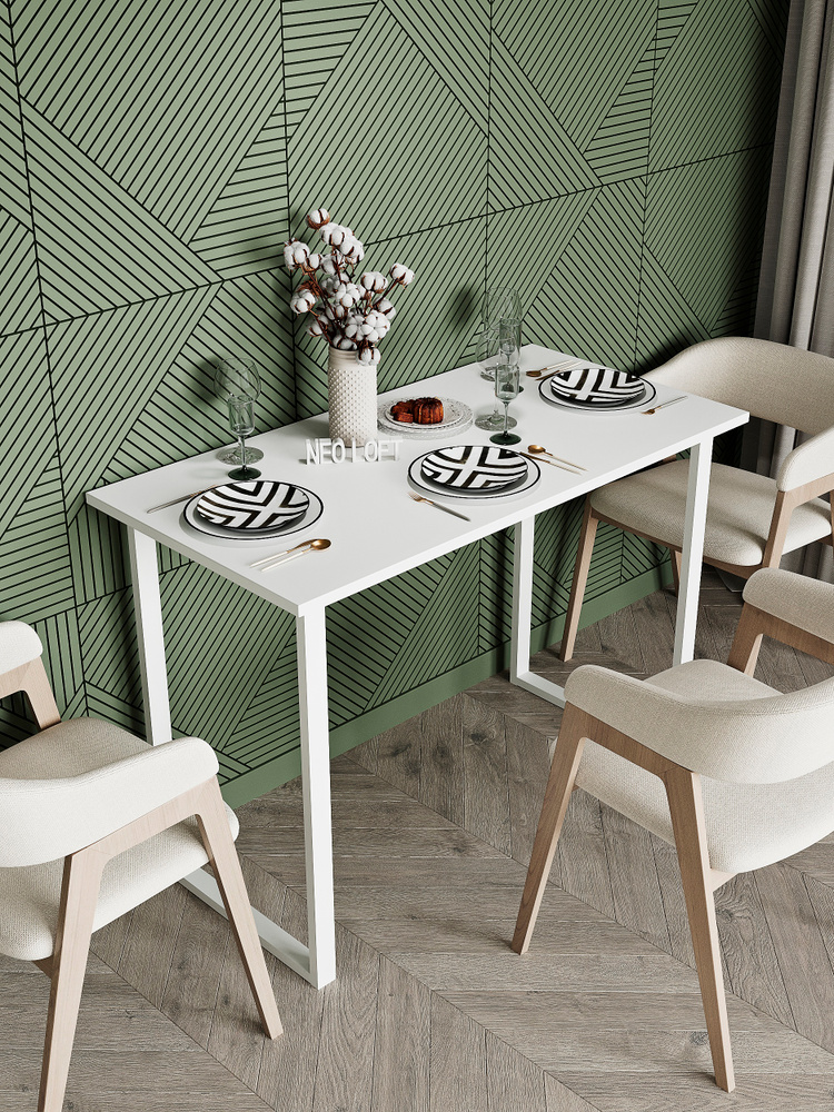 Стол письменный кухонный лофт 110х55х75 см #1