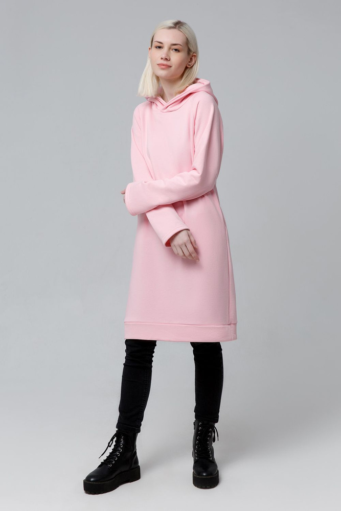 Платье Магазин Толстовок - SunDress 320гр, Худи-платье, без начеса, демисезон #1