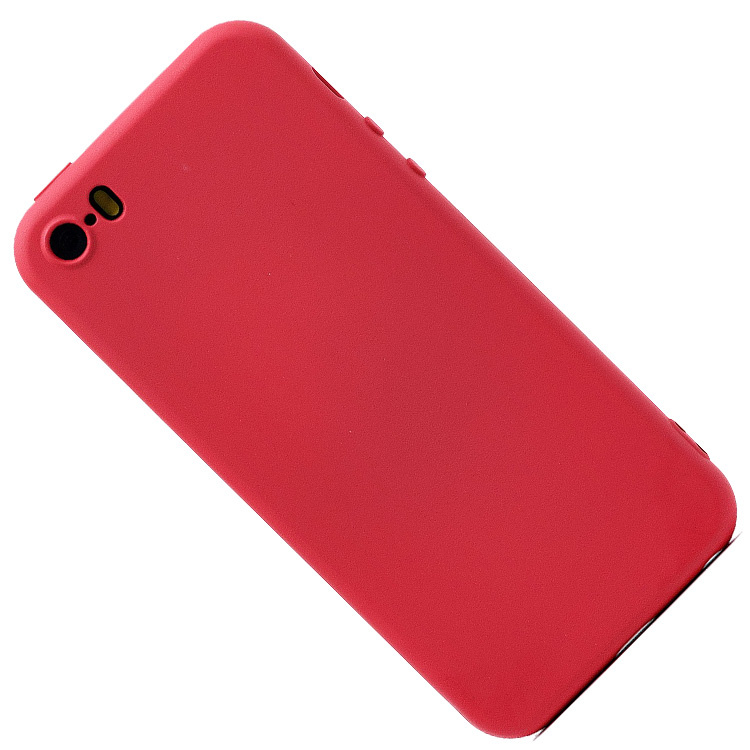Чехол для iPhone 5, 5s, SE силиконовый Soft Touch 2 <бордовый> #1