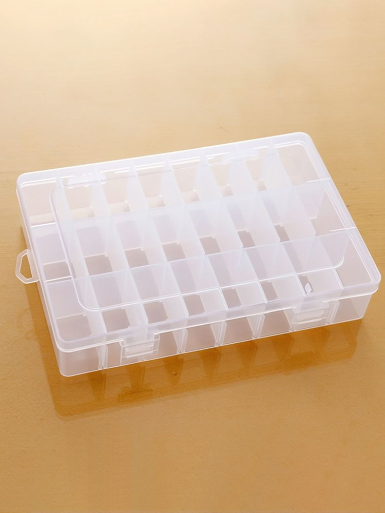 HomeStore Органайзер для мелочей и косметики 19.5x13x3.5 см 1 шт abs пластик прозрачный #1