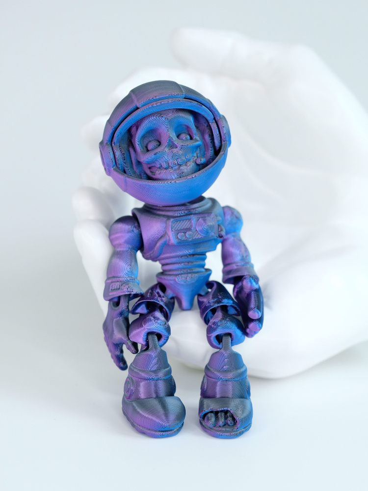 3д игрушка подвижная Космонавт Скелетон купить на OZON по низкой цене ...