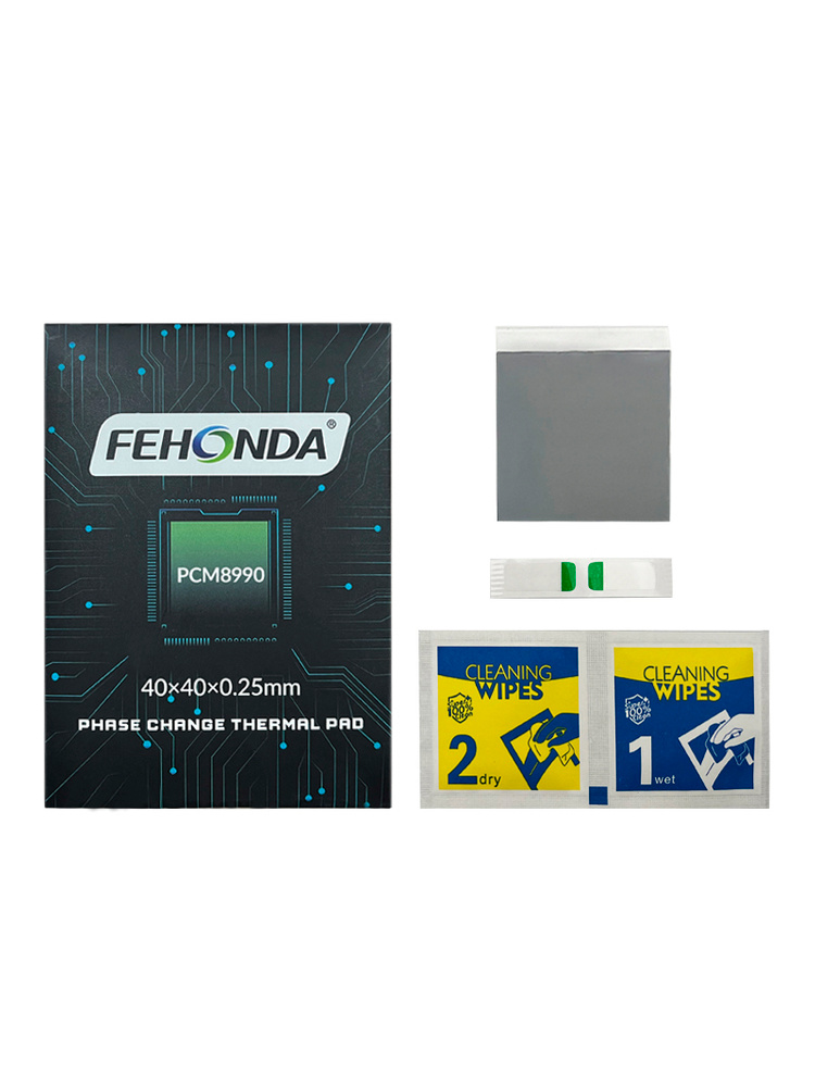Термопаста с фазовым переходом Fehonda PCM8990 40x40мм 8.5W аналог Honeywell PTM7950 #1