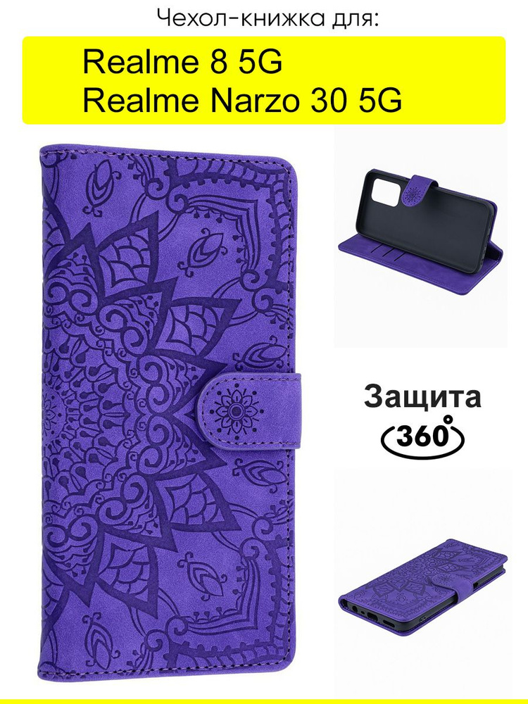 Чехол для Realme Narzo 30 5G / Realme 8 5G, серия Weave Case #1