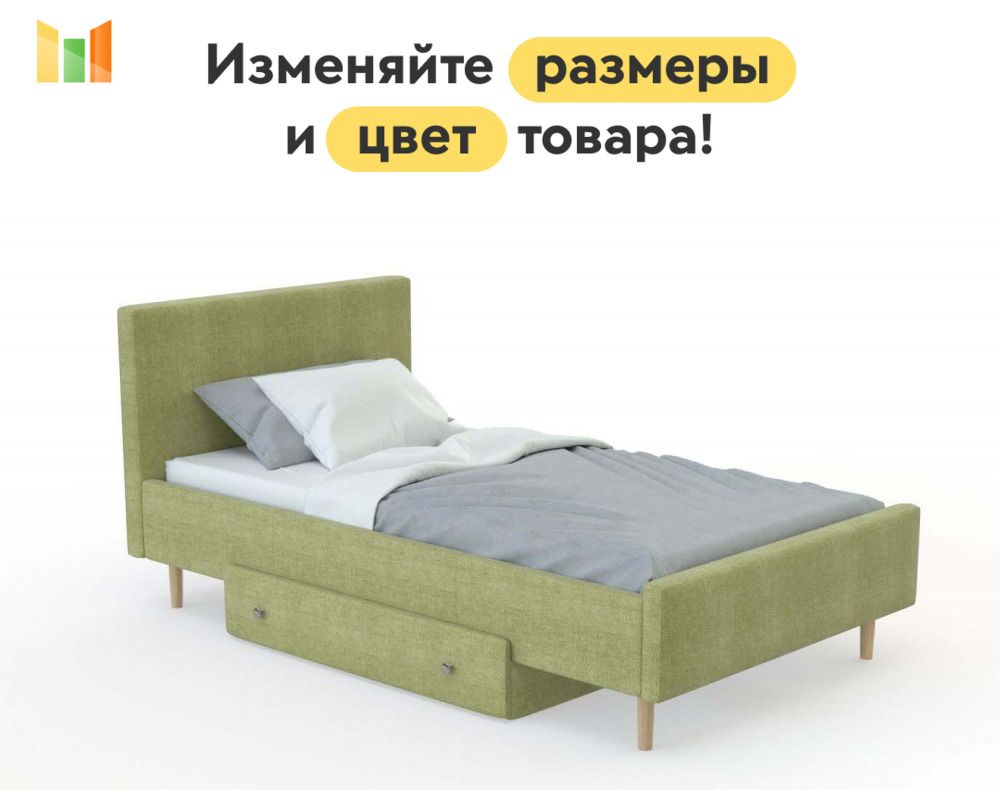 BestMebel Односпальная кровать,, 70х190 см #1