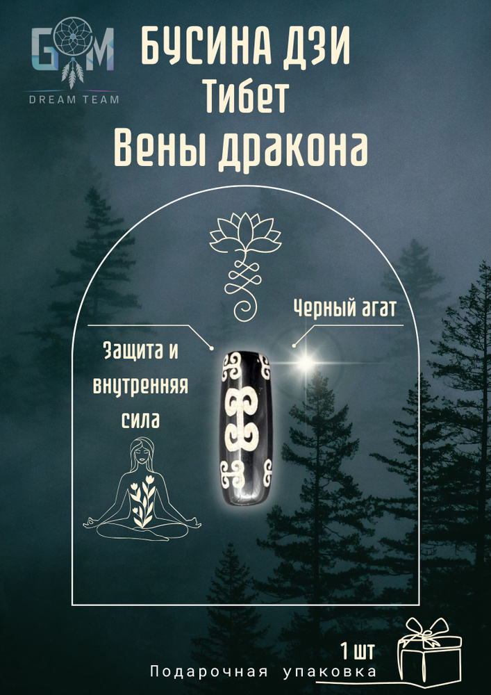 Бусина Дзи #1