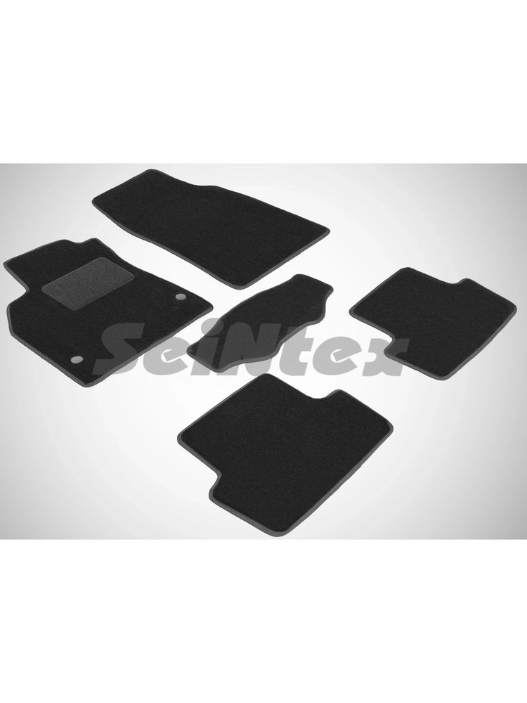 Ворсовые коврики LUX для Renault Megane III 2008-2016 Seintex 85498 #1