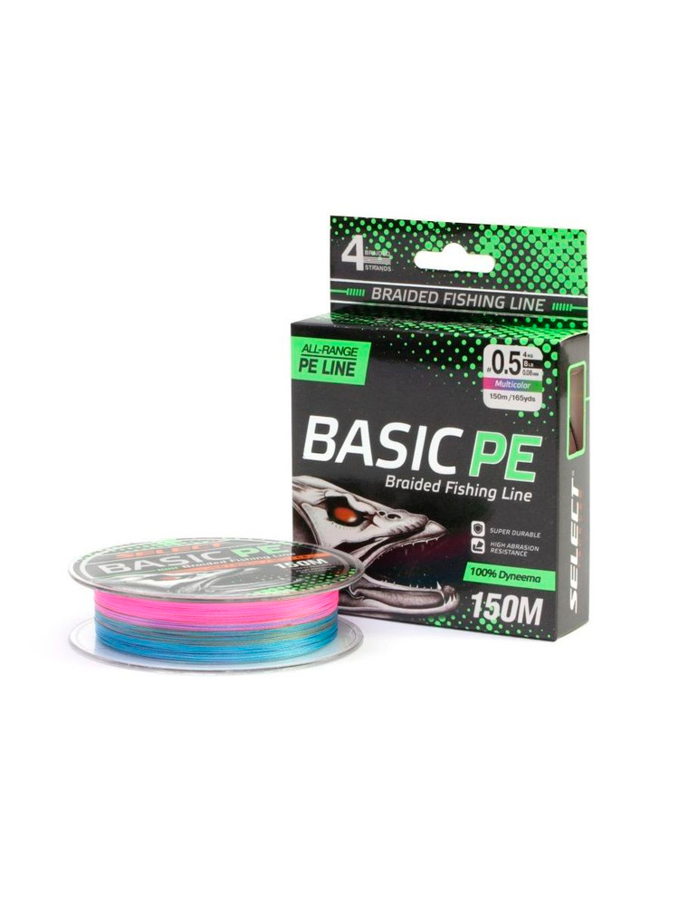 Шнур Select Basic PE 150м 0,06мм multicolor #1