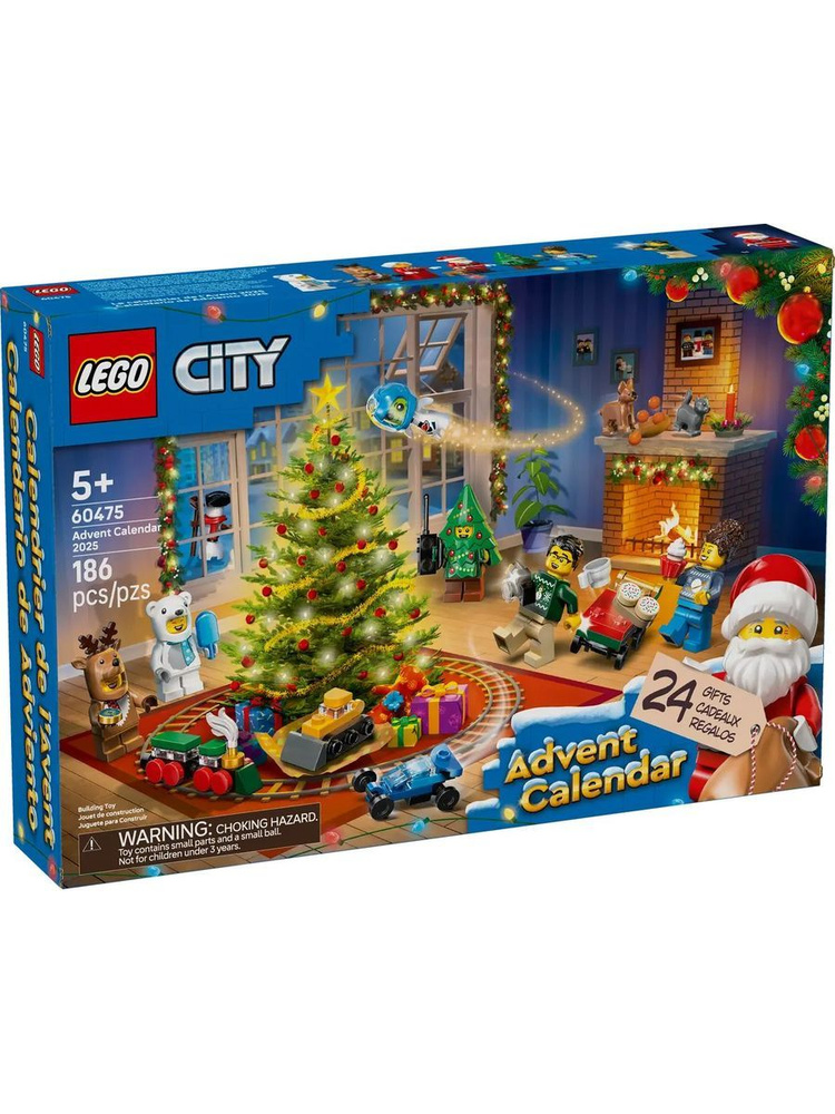 Конструктор LEGO City адвент календарь на 2025 год, 186 деталей, 5+, 60475 #1
