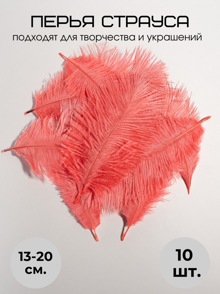 Перья страуса 10шт #1