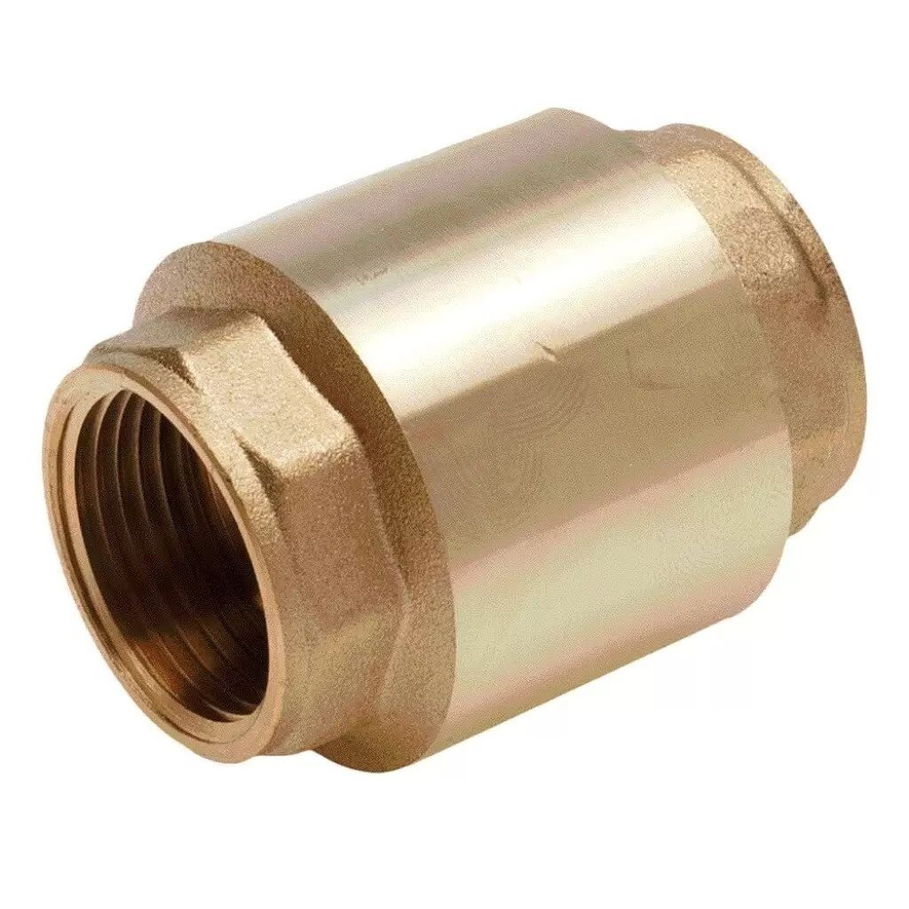 Клапан обратный AquaLink 1/2'' г-г, латунный шток, 10 лет гарантии #1