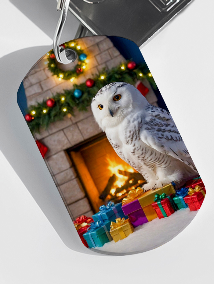 Брелок "Сова у Камина" #1
