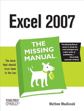 Excel 2007: The Missing Manual #1