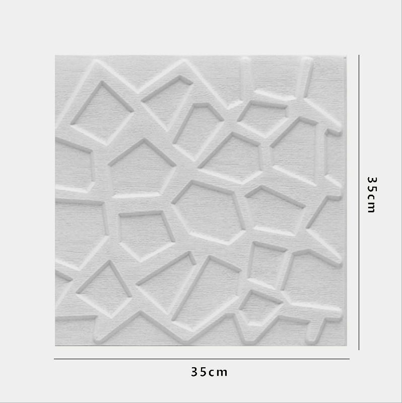 40 таблеток 3D Самоклеящиеся Стеновые Панели (Куб/Сетка) - 35см, Для Стен Спальни и Гостиной,35,40,белый,35 #1