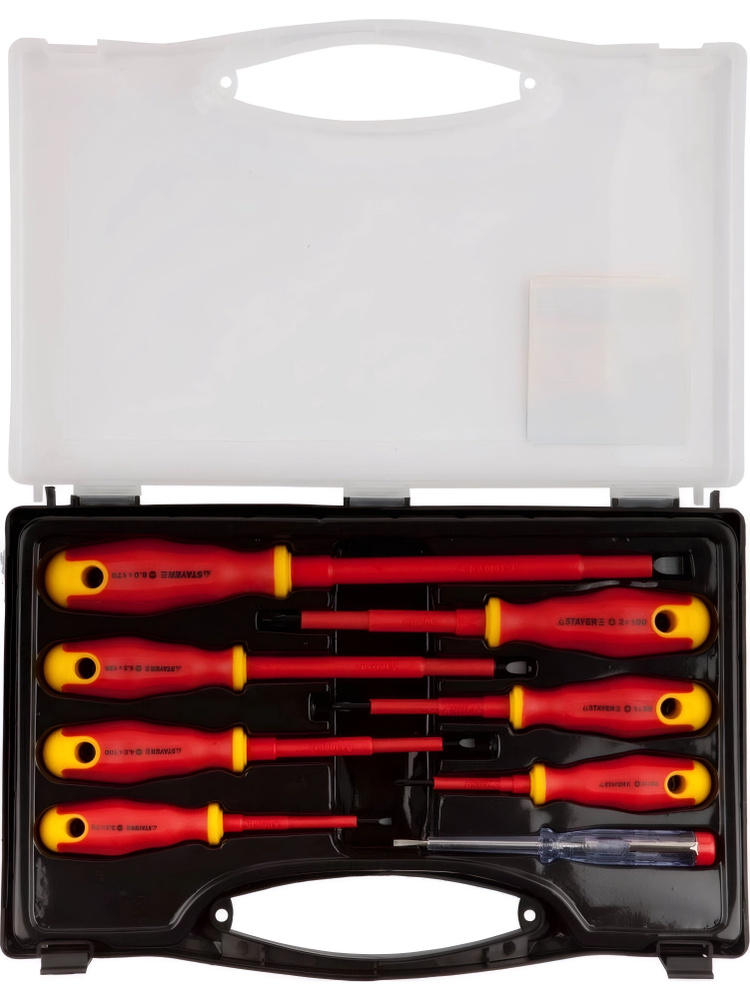 Набор диэлектрических отверток Professional STAYER Electro 8 предм. #1