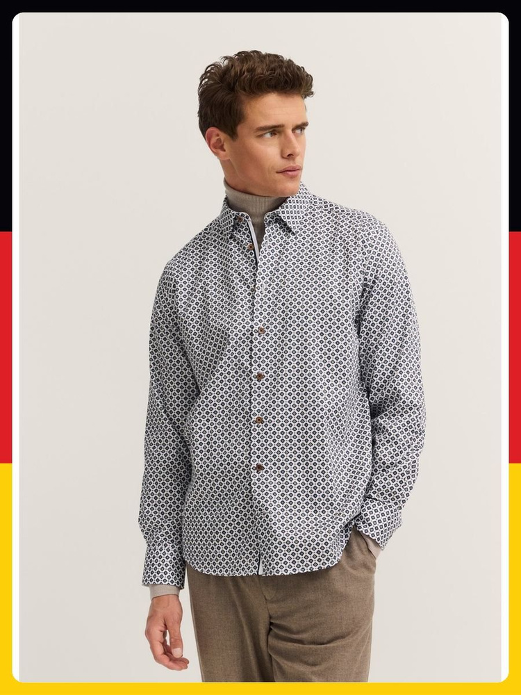Рубашка Bugatti UNDER-BUTTON-DOWN #1