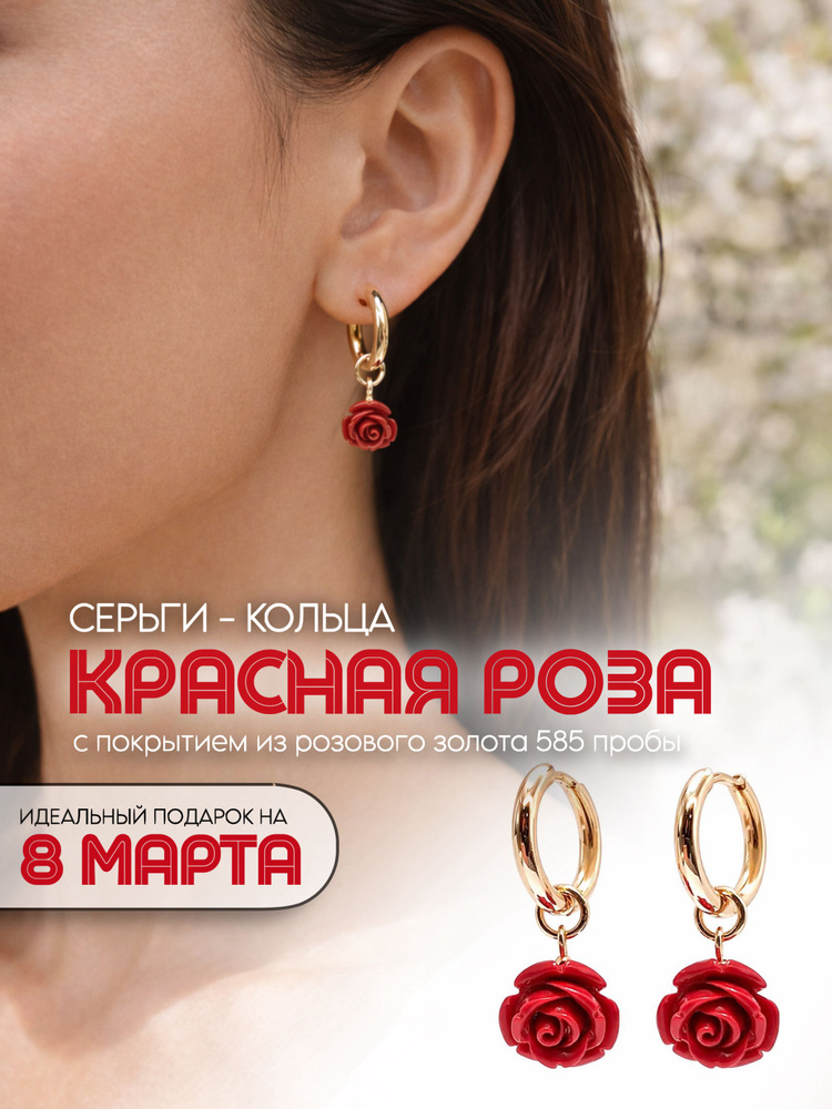 Серьги кольца #1