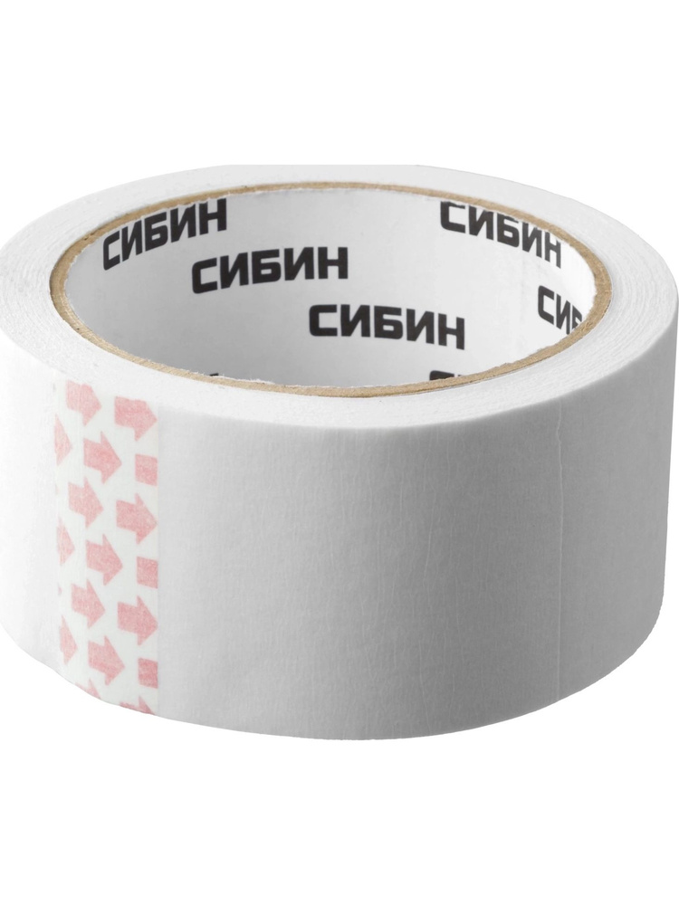 Малярный скотч СИБИН 48 мм х 25 м, креповый #1