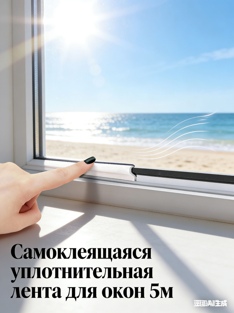 Самоклеящийся уплотнитель уплотнительная лента для окон #1