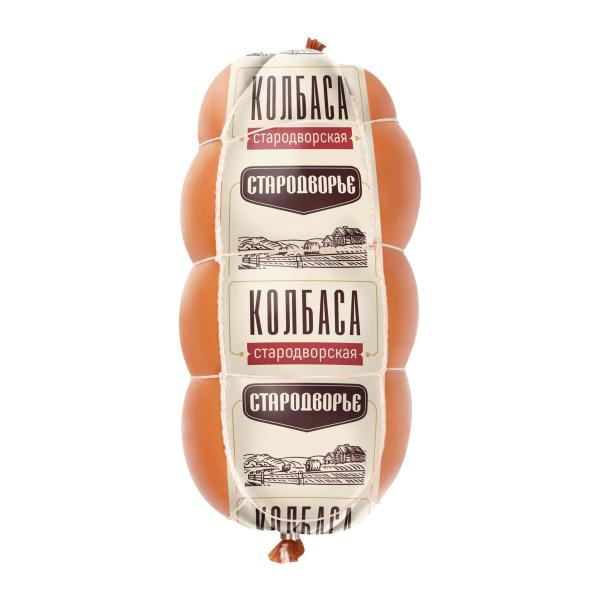 Колбаса Стародворье Стародворская в обвязке вареная 370г #1
