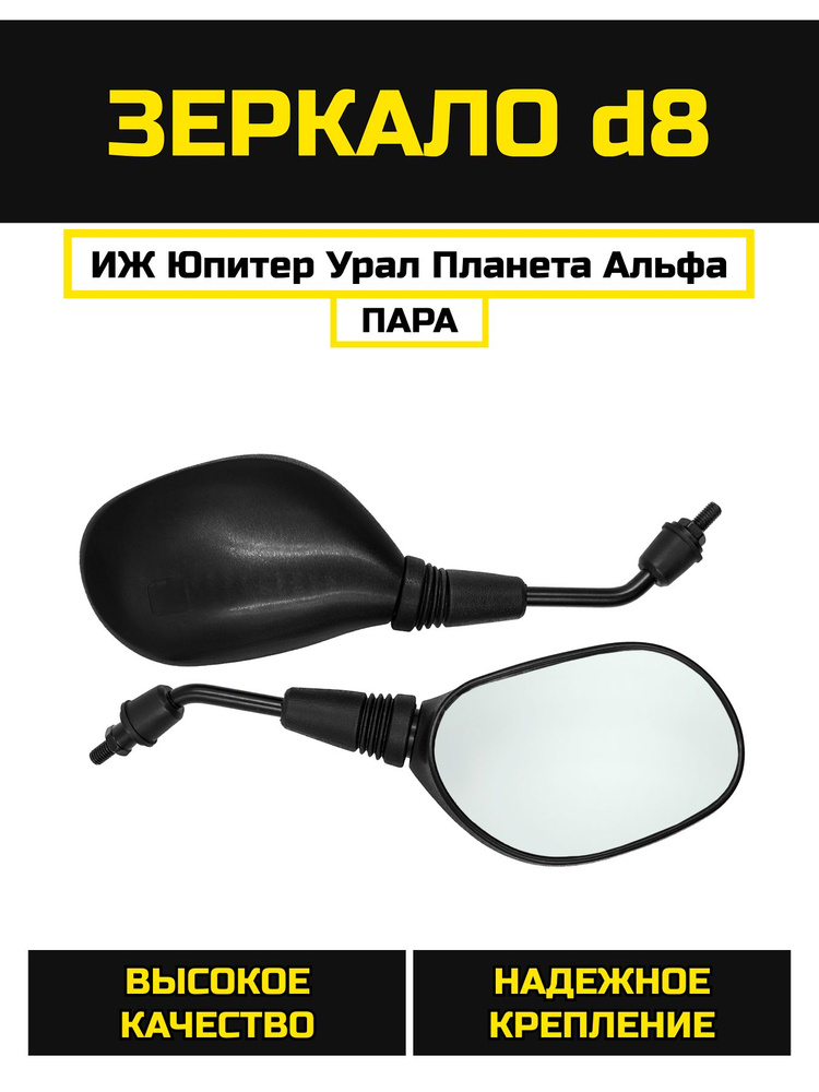 Зеркала универсальные модель (017) d8 #1
