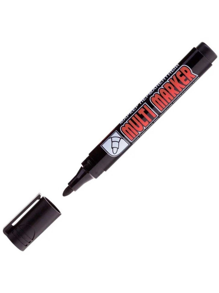 Маркер Crown Multi Marker перманентный пулевидный, 3 мм, черный, CPM-800СН #1