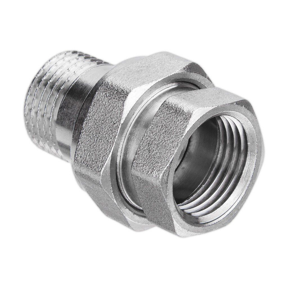 Американка AquaLink 1 1/2", г-ш, латунь никелированная, прямая #1
