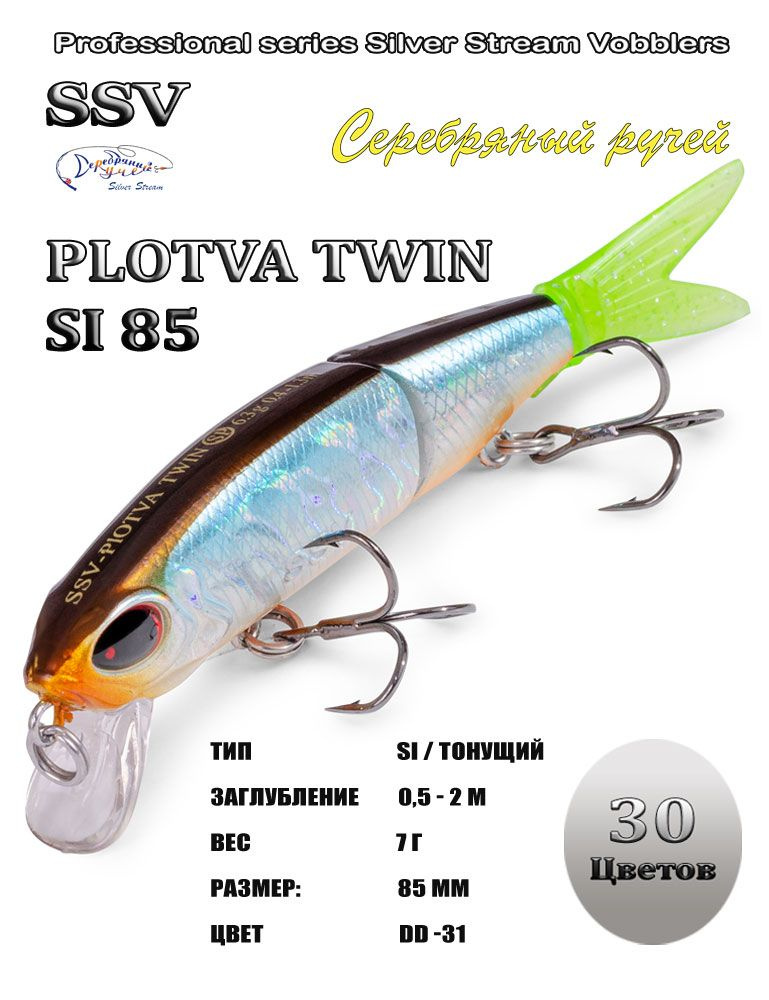 Воблер PLOTVA TWIN SI 85 #1