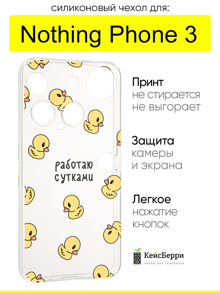 Чехол для Nothing Phone 3, серия Clear #1