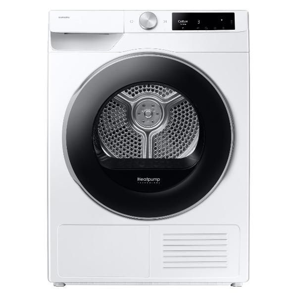 Сушильная машина SAMSUNG DV90T6240LE/LP, Загрузка 9 кг, 18 программ сушки, подсветкой барабана, белый #1
