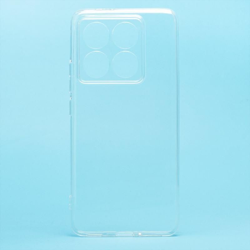 Чехол для Xiaomi 14T Pro (2407FPN8EG) силиконовый (0,9 mm) <прозрачный> #1
