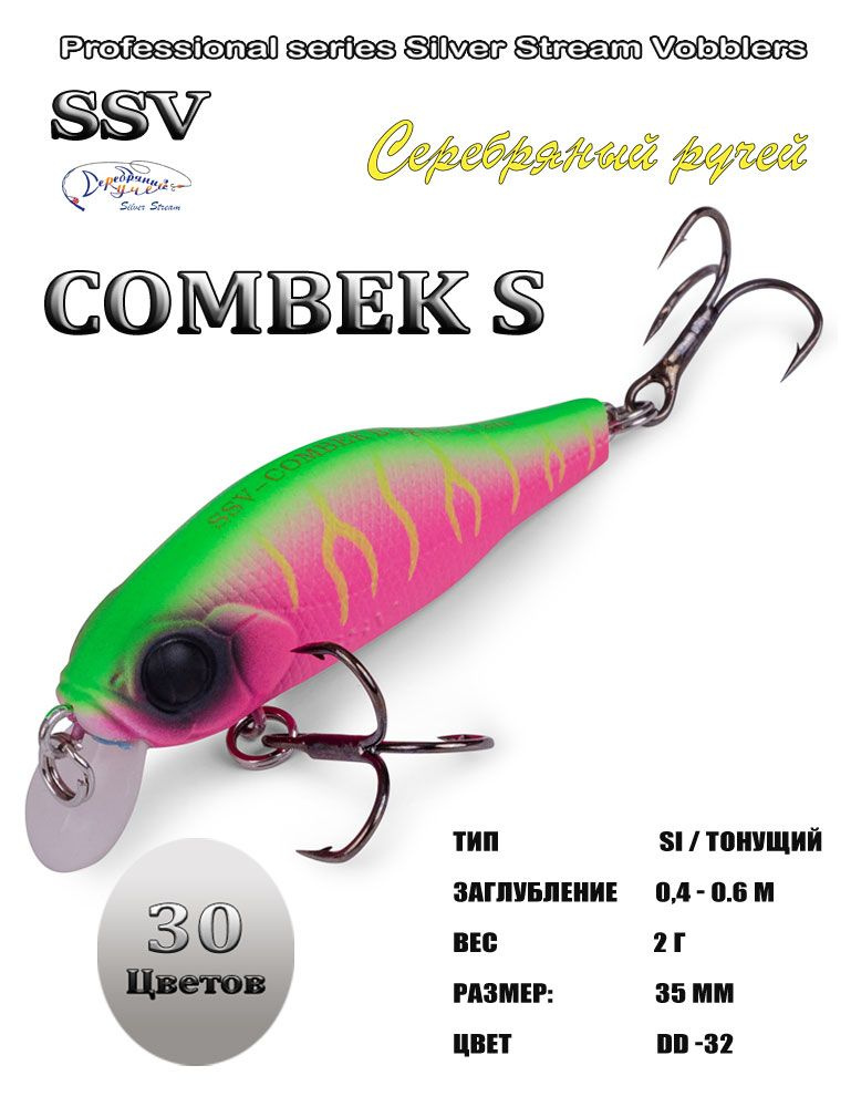 Воблер COMBEK S #1