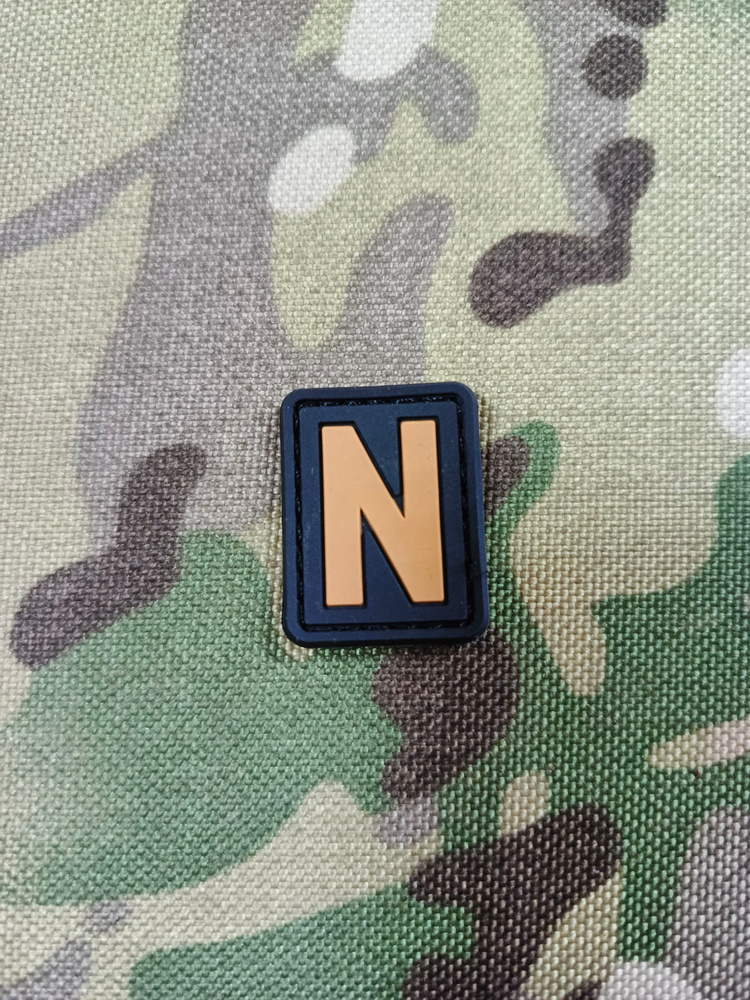 Патч, буква N анг. #1
