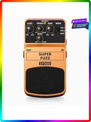 BEHRINGER SF300 SUPER FUZZ купить на OZON по низкой цене