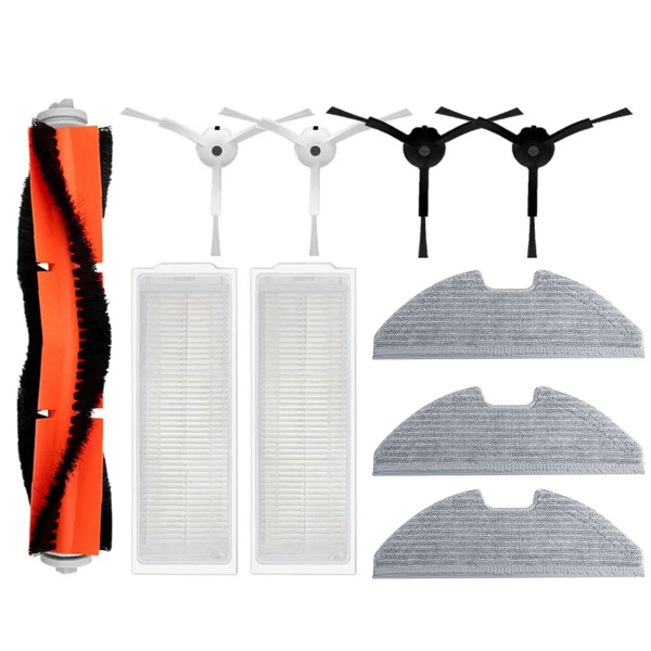 Filtres De Rechange Pour Xiaomi Robot Vacuum-Mop 2 Lite - Pack Avec 4 Filtres + 1 Brosse De Nettoyage