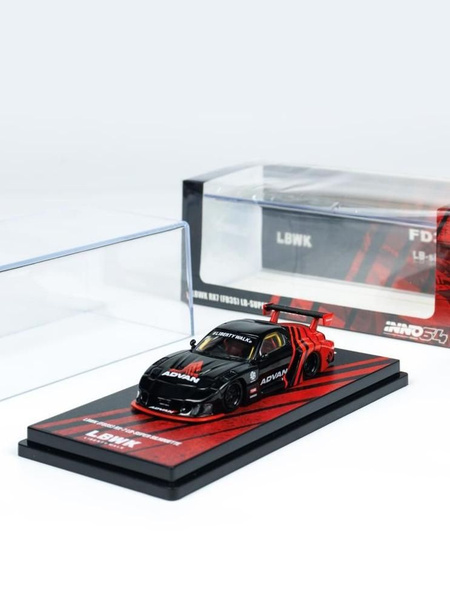 Машинка INNO 1/64 Mazda RX-7 FD3S LB-Super SILHOUETTE ADVAN LIVERYDie ...