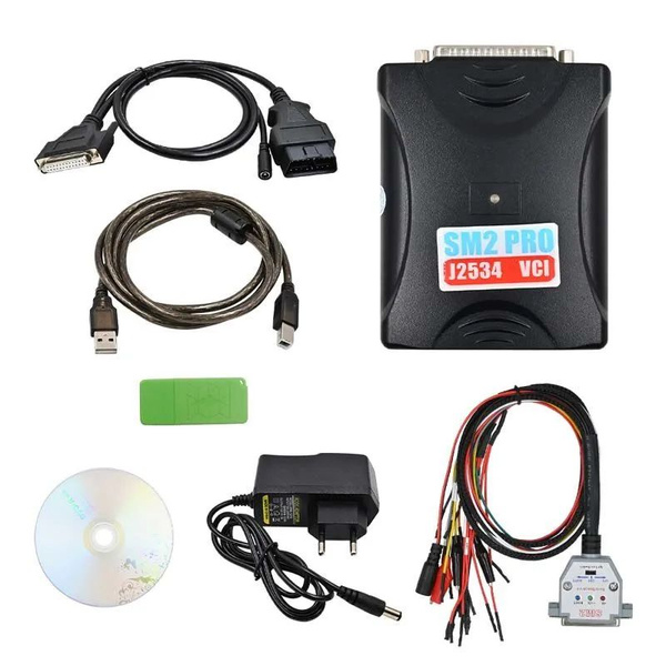 Программатор SM2 Pro v2.21.22 + USB ключ 67в1 Профессиональный ...