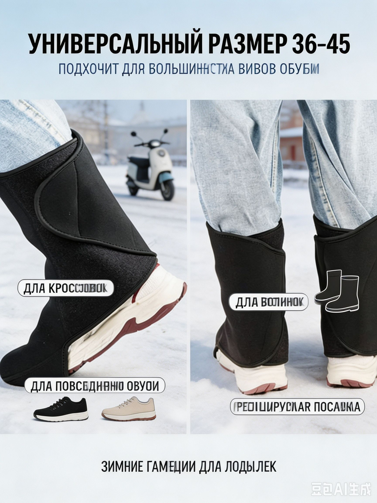 ветрозащитные чехлы на обувь