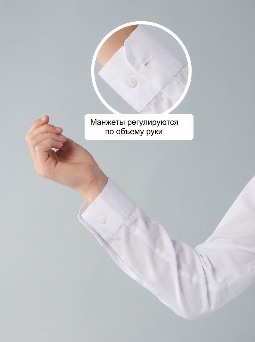 классическая детская рубашка для школы