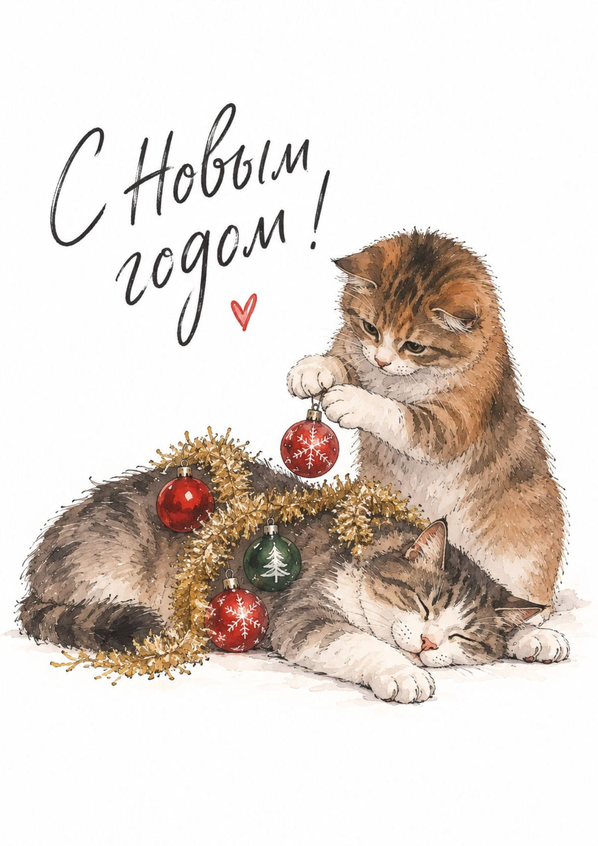 Открытка "С Новым годом"