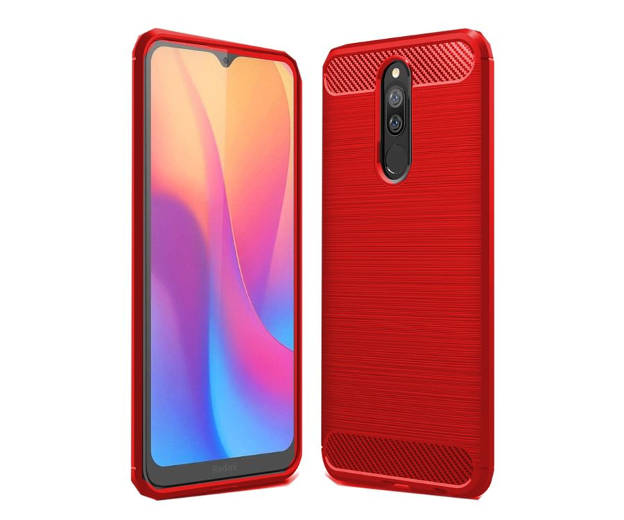 Края чехла вокруг экрана и камеры Redmi 8.