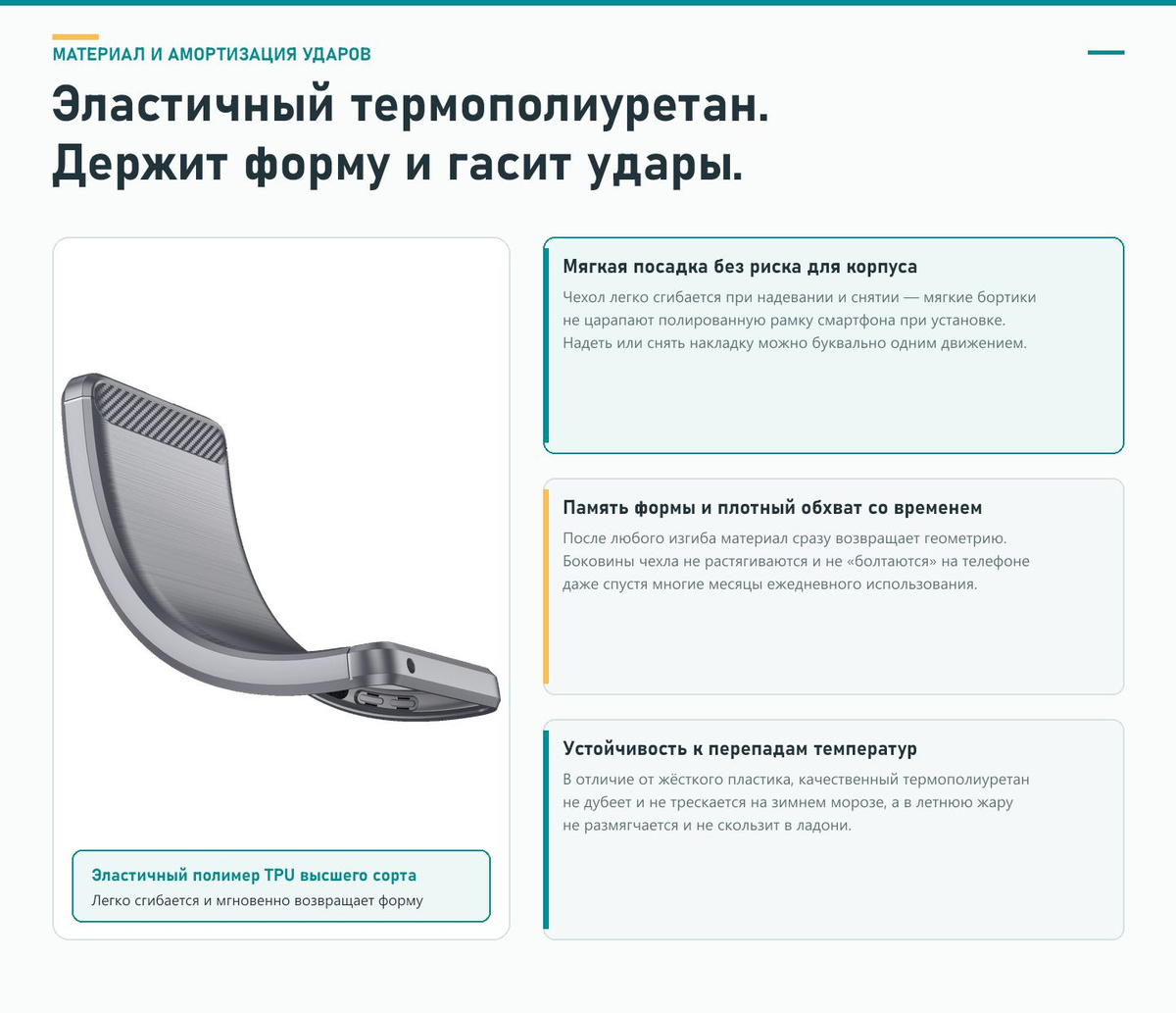 Плотно облегает, легко надеть и снять — Samsung Galaxy S20 Ultra — Серый