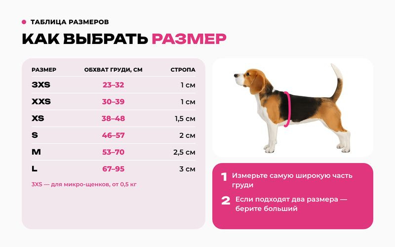 Шлейка анатомическая PRO COMFORT