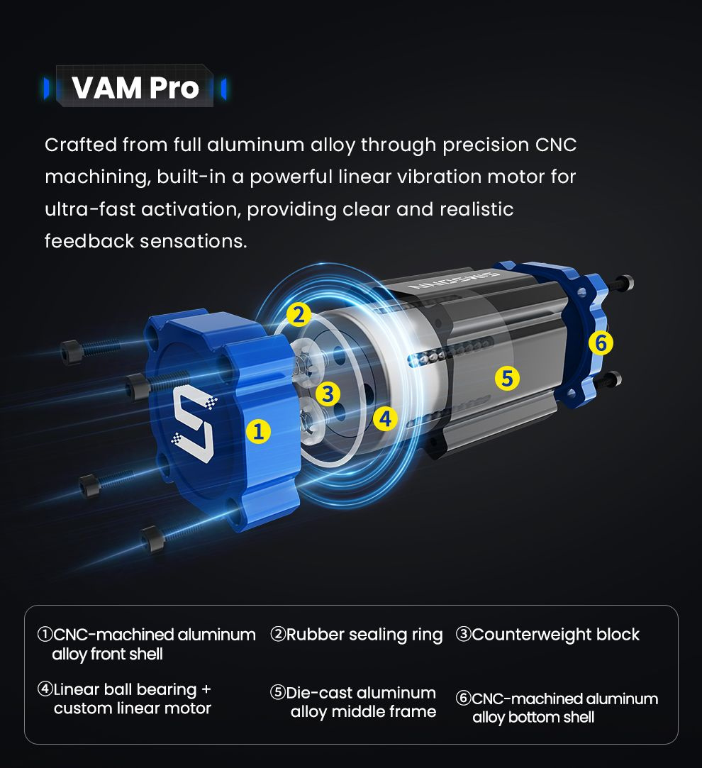 Large Rumble Motor SIMSONN Педальные тактильные реакторы VAM Rumble Motor и VAM Pro Linear ...