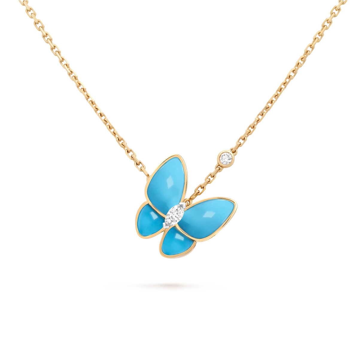 бабочки van cleef колье