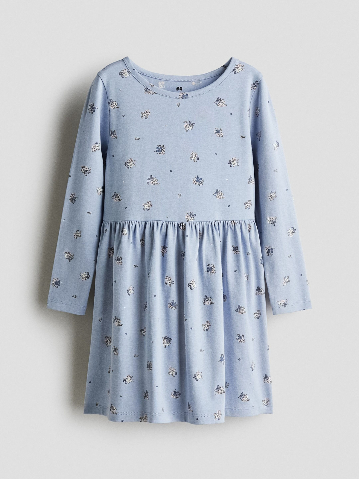 Платье для девочки H&M, фасон и длина рукава